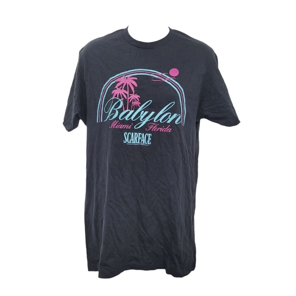 Scarface Black Top Tee T-shirt 100% Cotton Size: M